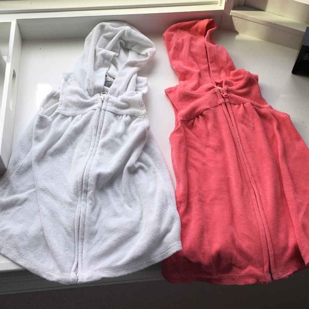 Terry cloth cover ups - lot of 2